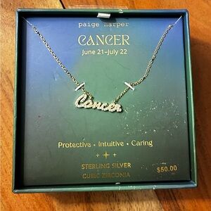 Paige Harper Cancer Zodiac Necklace